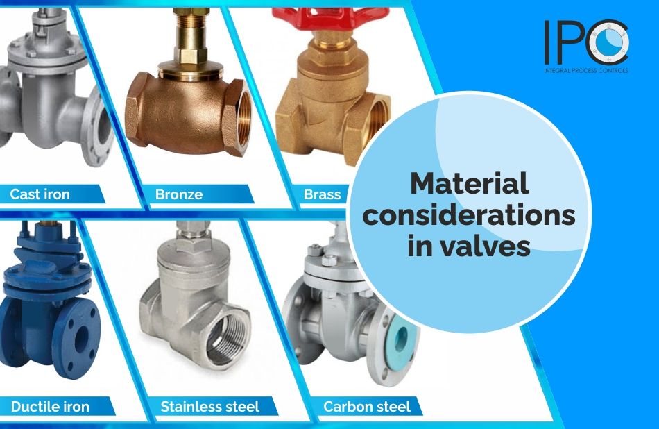Material considerations in valves