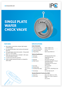 Single-Plate-Wafer-Check-Valve