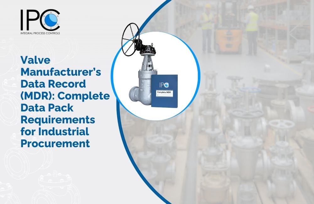 Manufacturer’s Data Record (MDR) for Valves: Complete Data