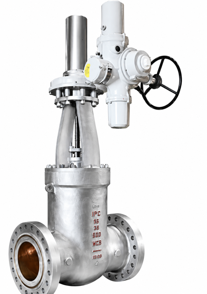 Motorized-Gate-valve-with-electric-actuator